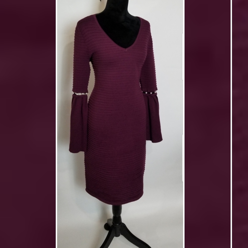 2 for $20 Harlow & Rose Bell Sleeve Dress - Picture 4 of 8